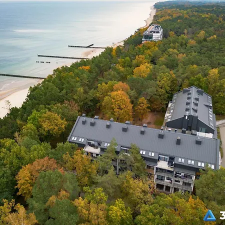 公寓 365pam - Dwie Sosny - Morski Krysztal - Sauna, Jacuzzi, Silownia, Bawialnia 尤斯托尼莫斯基